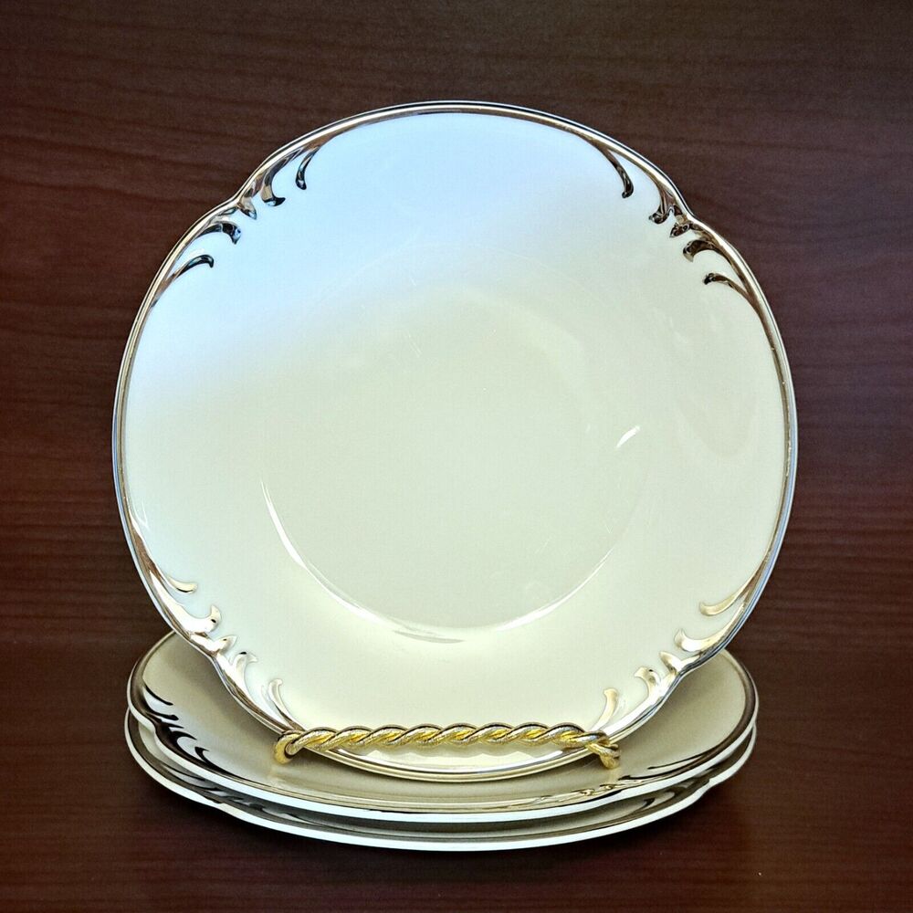 Vintage Japan Style House Fine China EMBASSY Dessert Or Bread Plates 6" Set Of 3